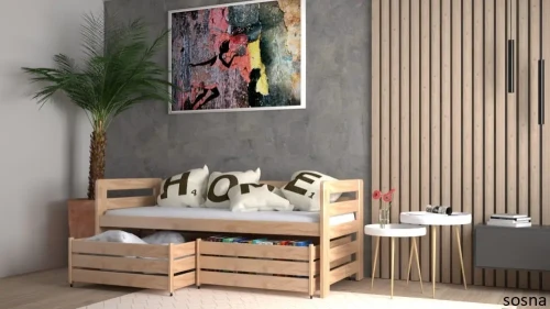 Łóżko młodzieżowe  -  Ania PREMIUM 