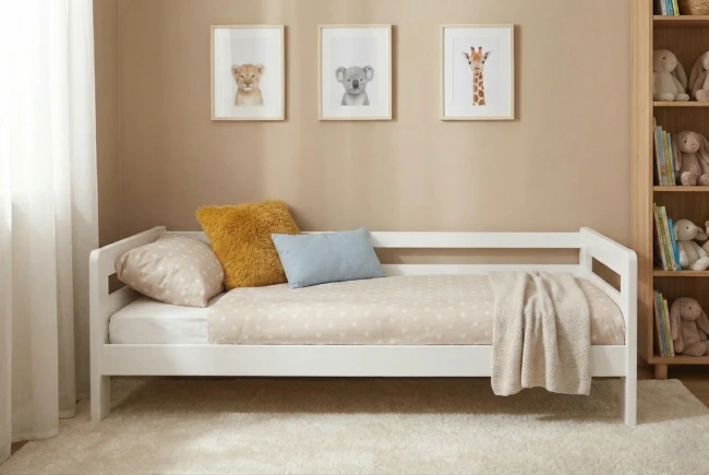 Łóżko na wymiar dla małego dziecka każdy rozmiar i kolor z palety RGB