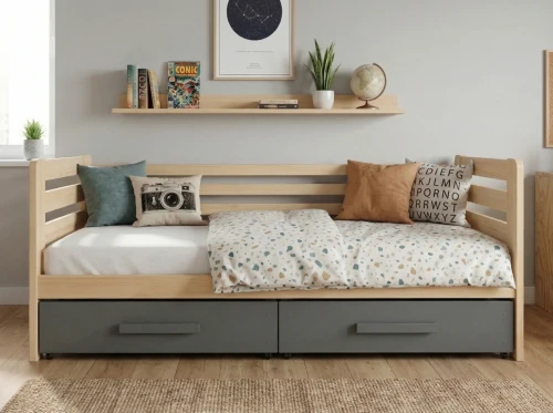 Łóżko młodzieżowe z wysokim oparciem JAN PREMIUM – Pod wysoki materac