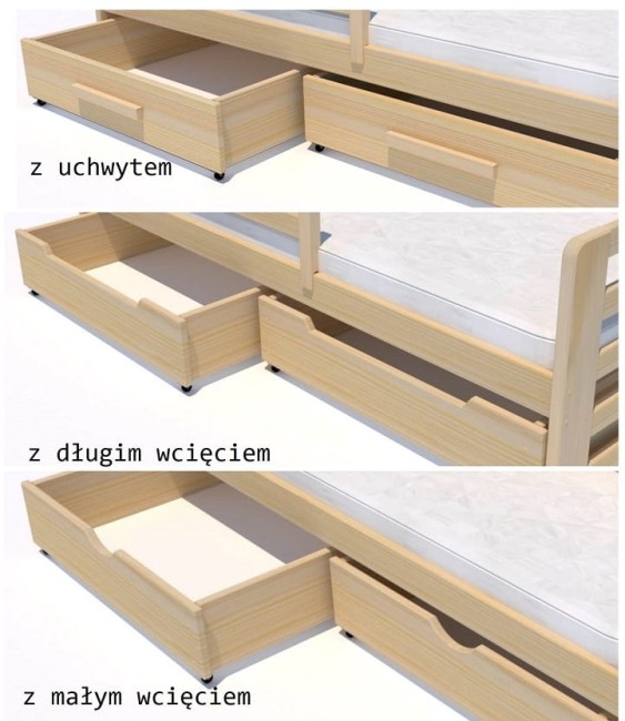 szuflady do łóżek drewnianych dla dzieci od producenta Valor Meble.jpg