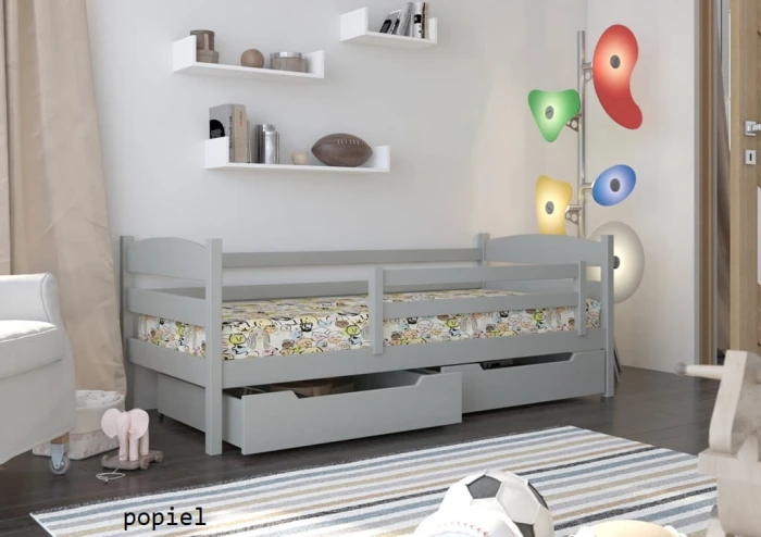 Łóżko - Julia PREMIUM kolor popiel
