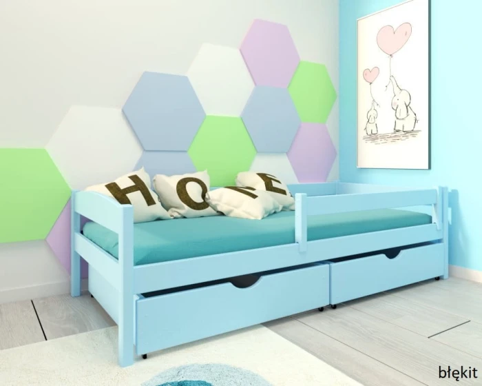Łóżko dziecięce - Molly PREMIUM kolor błękitny
