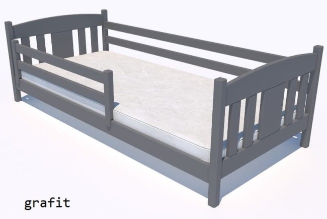 lozeczko-dla-dzieci-Oliwia-Low-od-producenta-VAlor-Meble-- idealne dla najmłodszych dzieci przedszkolnych i żłobkowych niski pokład spania w-kolorze-grafit.jpg