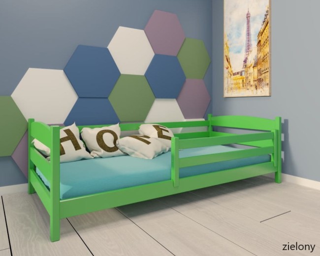 Komfortowy materac piankowy dopasowany do niskiej ramy łóżka