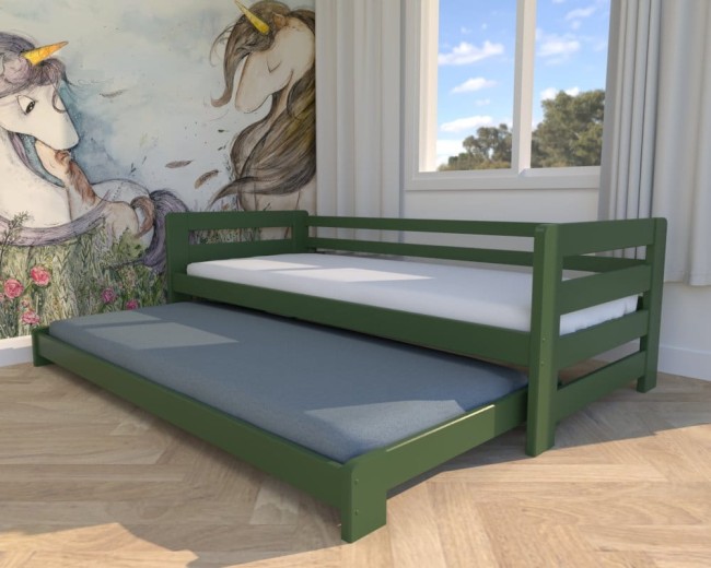 lozeczko chłopięce Jasio Low, bezpieczne łożeczko dla maluchów, super wygodne niskie łóżko dla dwulatków od  Valor Meble.jpg