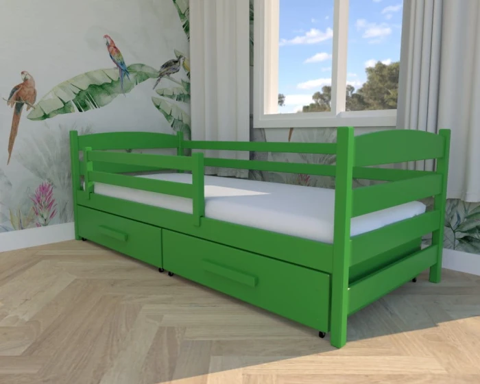 Łóżko - Kasia Premium kolor zielony