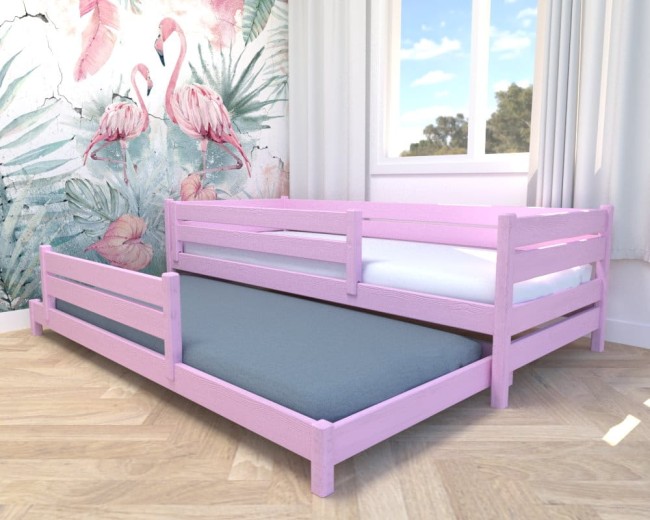 łóżko dla dziewczynek różowe Maro Low Classic