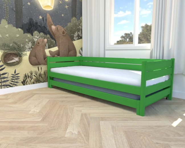 złożone łóżko podwójne dla rodzeństwa Maro Low Classic