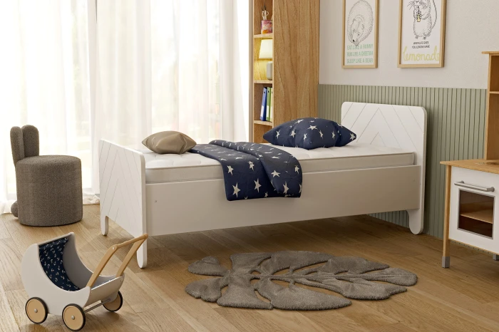 Łóżko dziecięce Nelia 160x80 białe