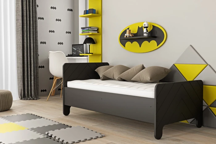 Łóżko dziecięce Nelia 160x80 czarne