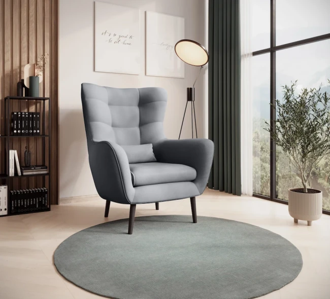 Fotel Donat Jasno szary Soro 93.webp