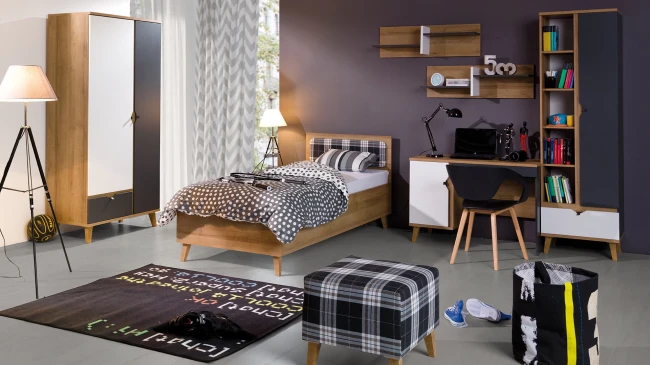 pokój nastolatka kolekcja Memone łóżko młodzieżowe