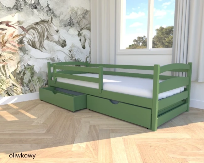 Mela Premium z barierką oliwkowa.webp