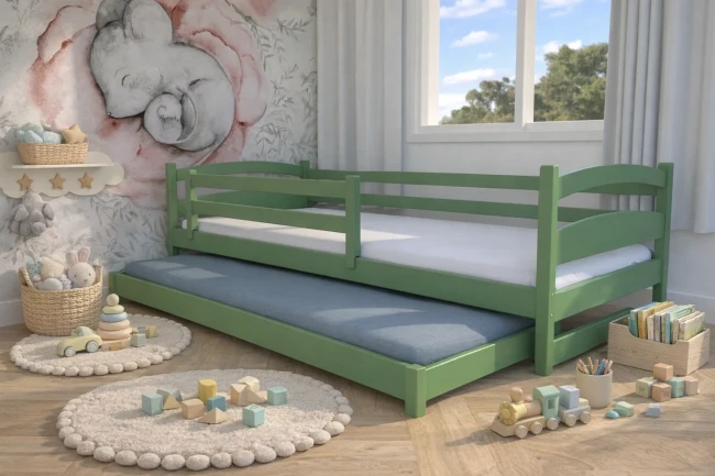 Łóżko dla dzieci podwójne Maja Low.webp
