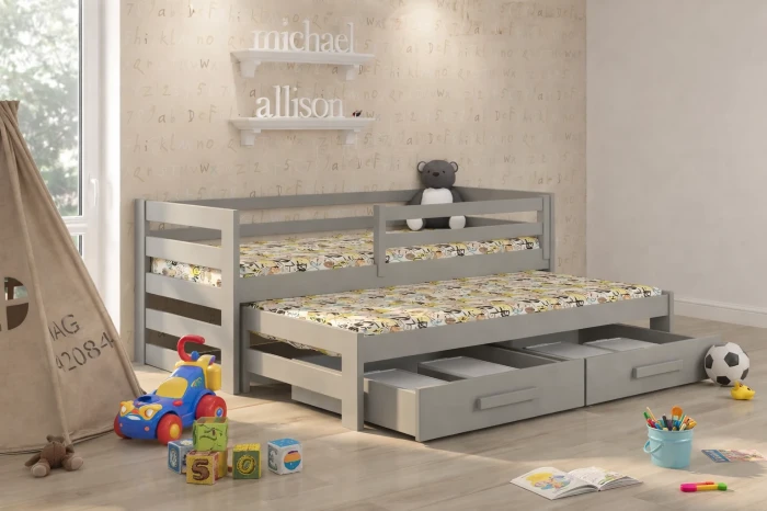 Łóżko rozkładane dla dzieci - Kubi PREMIUM	