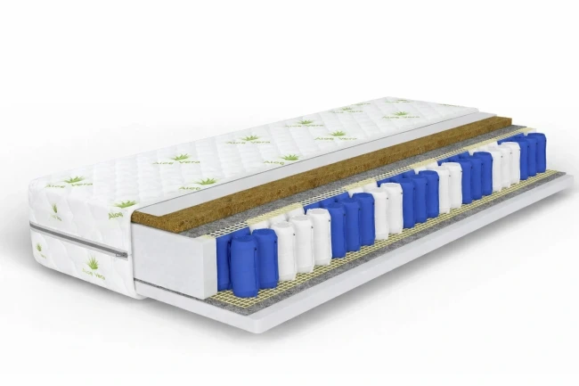 Materac dla młodzieży kieszonkowo kokosowy sprężynowy od producenta Valor Materace