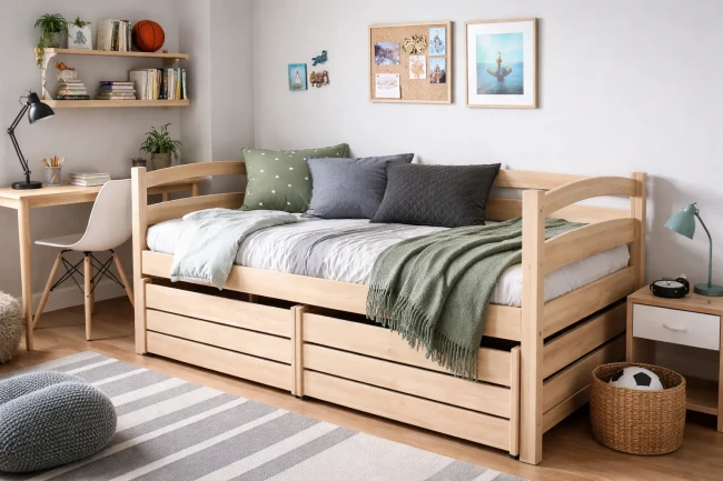 Łóżko młodzieżowe Mia Premium