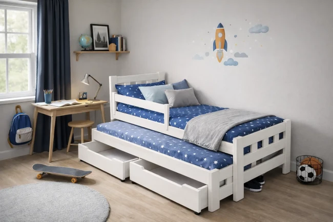 Łóżko dla dwójki dzieci Paweł high