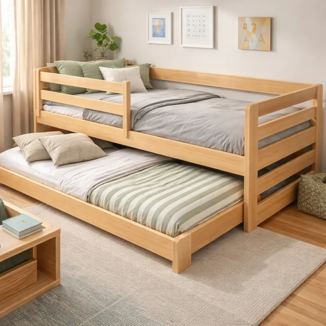 Łóżko wysuwane dla dzieci Zuzia Low