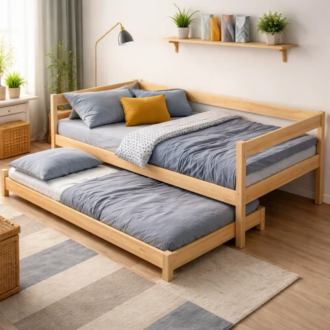 Łóżko rozsuwane Maxi Low dla dzieci