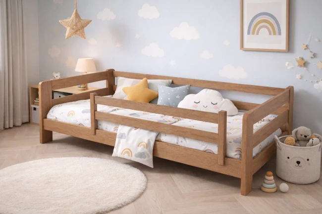 Łóżko dla przedszkolaka Egon Low buk