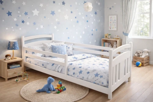 Łóżko - TADEK LOW PREMIUM kolor biały