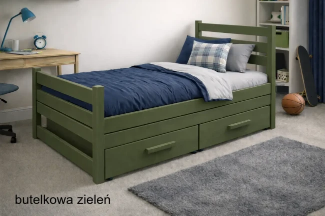 Wojskowe łóżko dla nastolatka Felix