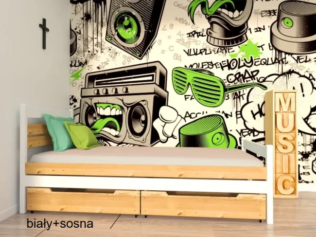 Łóżko młodzieżowe dla dziewczyny Felix