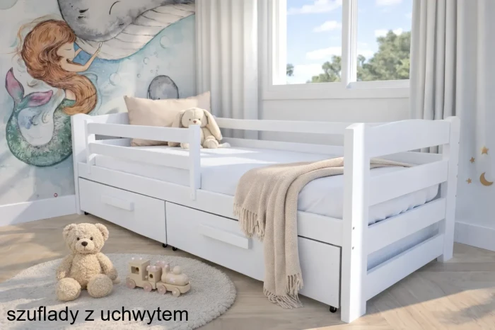 Łóżko dla dzieci  - Sylwia Premium kolor biały