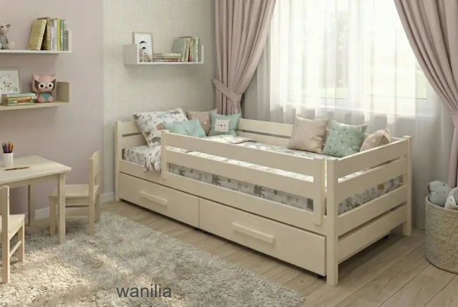 Kolorowe łóżka dla dzieci Marry Classic – paleta 21 kolorów do wyboru