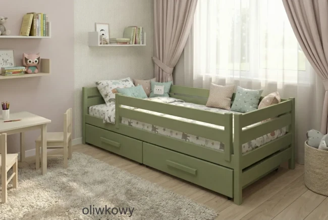 Drewniane łóżka dziecięce na wymiar z materacem – Opole, Kalisz.