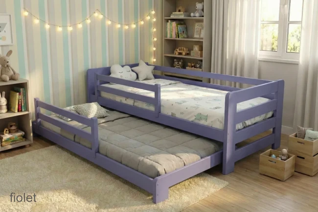 Wygodne materace wysokoelastyczne Memory do łóżka rozsuwanego dla dzieci