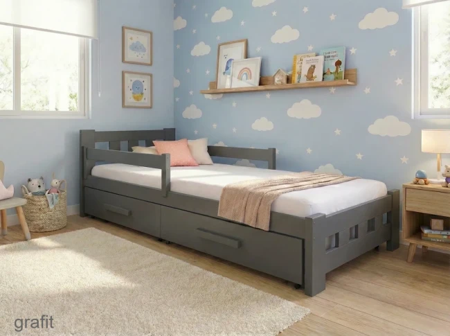 Personalizowane łóżko dla chłopca 21 kolorów Łódź