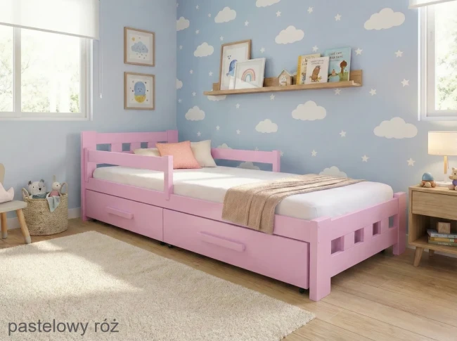 Łóżko dla dziewczynki na wymiar od 70x130 do 120x200 Łódź
