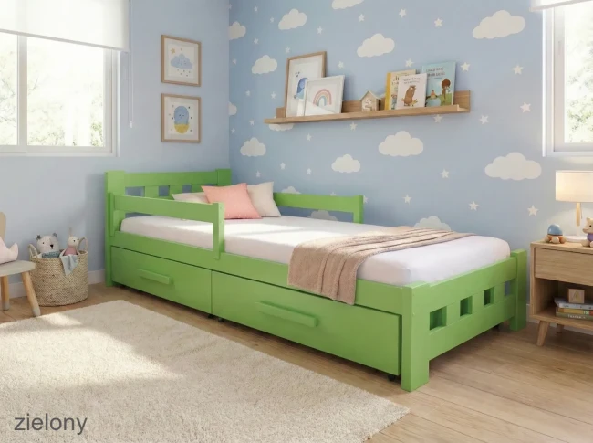 Solidne łóżko sosnowe do pokoju dziecka Opole