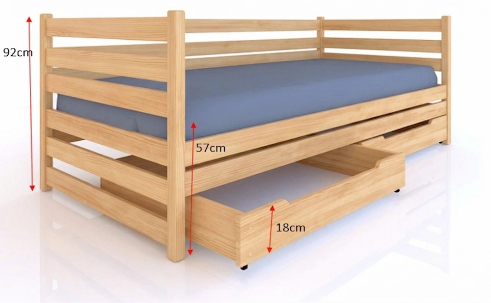 wymiary łóżka Filip Premium Max